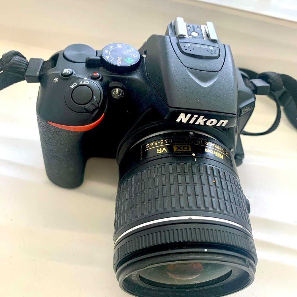 Nikon D5600 with strap